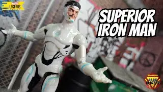 Marvel Legends Superior Iron Man Zabu BAF Review In Spanish