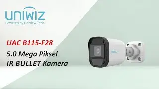 Uniwiz UAC B115 F28 5 MP 2 8 mm Sabit Lensli Bullet Analog Kamera