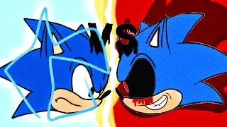 Sonic vs Exeller (sprite animation)
