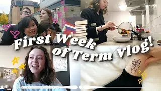 First Week of First Term Vlog! Second Year English Student || thepretentiouspoet