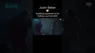 Justin Bieber suddenly appeared at the Rolling Loud Cali 2023 Live Justin Bieber #popstar #popular