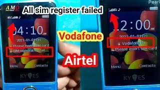 Sim registration failed | Keypad phone Sim registration failed | Button Mobile Sim register failed