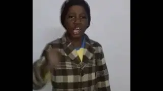 Патриот  негр бала кыргызча ырдайт