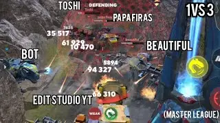 1 VS 3 dominous 😱 dino Squad gameplay!!!!!! @DinoSquad