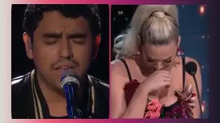 ALEJANDRO ARANDA  | makes KATY PERRY cry - American idol 2019