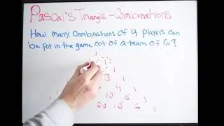 Pascal's Triangle Combination Problem - Example 1