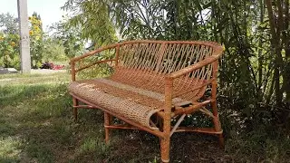 плетёная мебель диванчик,кресло качалка и короба