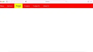 Make Navigation Menu Using HTML and CSS | #html #css #navigationbar