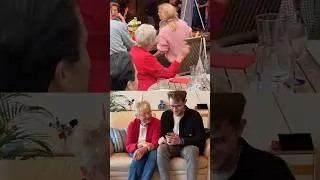 Rave grandma reacting to her viral video