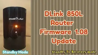 How to Upgrade the firmware on dlink 850L Router | Recovery Mode  | 2018.