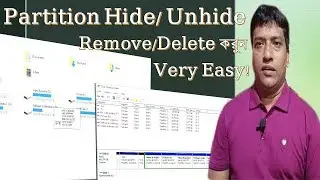 Disk Partition |  Hide Partition | How to Unhide Hard Disk Partition  #TechYouTube