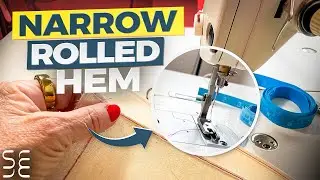 Essential Sewing Tools: Using A Narrow Roll Hem Foot On A Commercial Sewing Machine