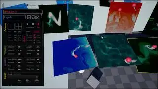 FluidNinja LIVE - Very early tests - running 12 fluid simulation containers in Unreal Editor [UE4]