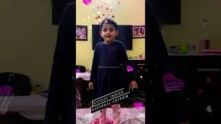 Cutest National anthem you will hear #indianationalanthem #cute #india #jaiho #jaihind #janganman
