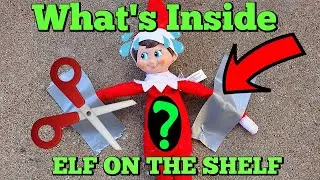 What's Inside The ELF ON THE SHELF! The Mean Elf Twins Take Candy Cane Our Elf Friend!
