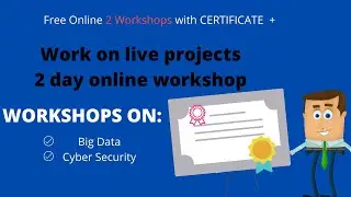 Free Online 2 Workshop With Certificate | Free Live Projects | 2 day Free Course Workshop