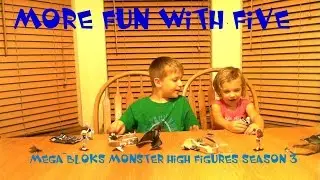 Mega Bloks Monster High Figures Season 3