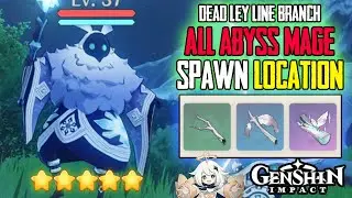 HOW TO FIND ABYSS MAGE LOCATIONS GENSHIN IMPACT + DEAD LEY LINE BRANCH ITEM