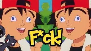 Ash Has A Stroke Saying The F-Bomb & Meowth Busts A Cap In Misty! | (Skit/Meme)