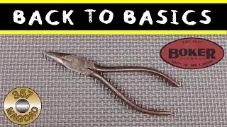 Vintage Boker Short Chain Needle Nose Pliers - Back to Basics Restoration
