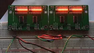 Cascading two 16-bit serial-in parallel-out shift register modules using Arduino UNO