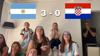 así vivimos ARGENTINA VS CROACIA// mundial 2022