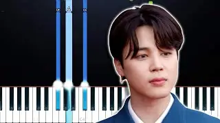 Jimin - Alone (Piano Tutorial)