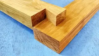 Amazing Woodworking Interlocking Wood Structure 90 Degree Elbow