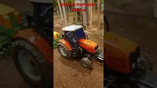 Tractor at work on Farm Diorama | Rc