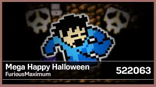 Spooky Halloween-Themed Maze Level - Mega Man Makear