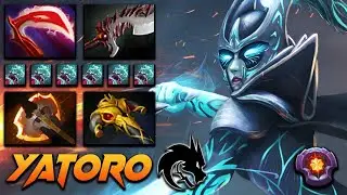 Новая Фантомка от YATORO! 🔥! Очень много критов - Phantom Assassin 7.34 DOTA 2 YATORO! 🔥