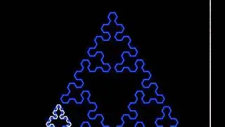 Processing : Sierpinski Triangle - Fractal Animation