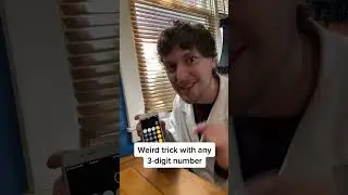 Weird trick with any 3-digit number! 