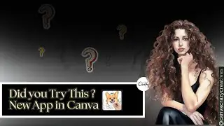 Did you Try This New App in @canva #canvaapp
