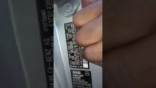How to and where to find the paint code on a Mercedes