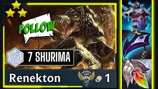 ⚔️ 7 Shurima GOLD  Renekton ⭐⭐⭐🔥 set9 tft Teamfight Tactics I TFT Best Comps 13.15 Guide