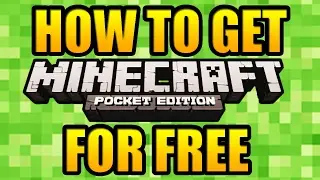 HOW TO GET MINECRAFT PE FOR FREE!!! 2017 VERSION!!! NO SCAM AND NO SHAM!!! WATCH TILL END DONT SKIP!