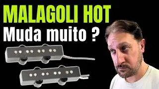 CAPTADOR MALAGOLI JAZZ BASS HOT instalado no Fretless (Muito som, confira)