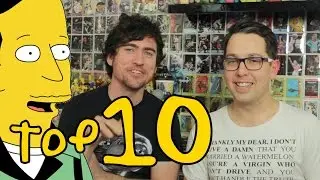Top 10 Simpsons Guest Voices // Four Finger Discount