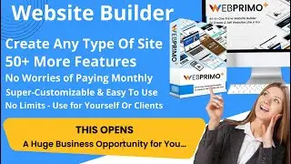 Website Builder : Create Stunning Websites & Stores For Any Business In Just 3 Simple Steps