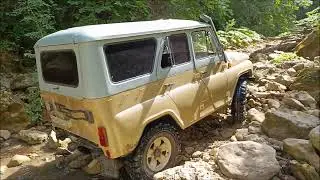 Rock crawling  на УАЗ 469