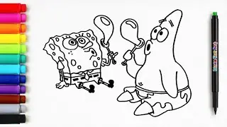 Spongebob Squarepants, Patrick Star | How to Draw Spongebob Characters