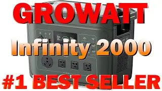 Growatt Infinity 2000 Portable Power Station 2048Wh Solar Generator LifePO4 Battery (B0D5VRXCZQ)