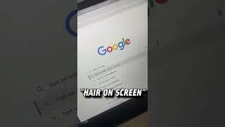 Hairy Screen Prank 