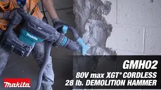 Makita 80V max (40V max X2) XGT® Brushless 28 lb. AVT® Demolition Hammer (GMH02)