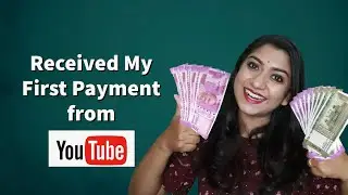 Received my first payment from YouTube today| My first YouTube Earning