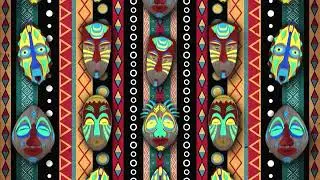 African Mask Background 4K VJ Loop Video | No Copyright Background Video