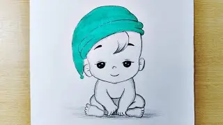 How to Draw a Cute Little Baby / Easy Pencil Sketch for Beginners