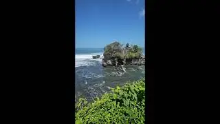 Tannah Lot Bali and a swing