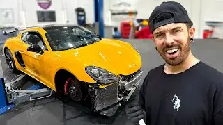 FIXING MY WRECKED PORSCHE CAYMAN S... AGAIN!